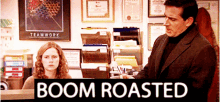 The Office Boom Roasted GIF - The Office Boom Roasted Roasted GIFs