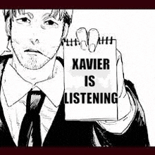 Xavier Is Listening GIF - Xavier Is Listening GIFs