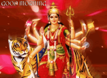 Maa Durga GIF - Maa Durga Good Morning GIFs