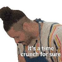It'S A Time Crunch For Sure Kiefer Floreal Sticker