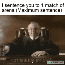 I Sentence You To 1 Match Of Arena GIF - I Sentence You To 1 Match Of Arena GIFs