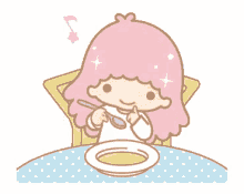 Little Twin Star Eating GIF - Little Twin Star Eating GIFs