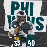 Philadelphia Eagles (40) Vs. Green Bay Packers (33) Post Game GIF - Nfl National Football League Football League GIFs