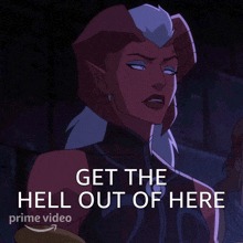 Get The Hell Out Of Here Zahra Hydris GIF - Get The Hell Out Of Here Zahra Hydris The Legend Of Vox Machina GIFs