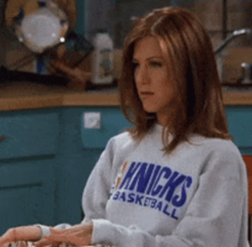 Rachel Green Knicks Sweatshirt, Rachel Green Crewneck Shirt LB0665
