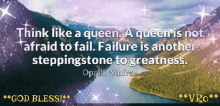 Oprah Quote GIF - Oprah Quote Think Like A Queen GIFs