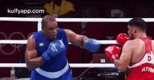 Satishkumar The Indian Prevailed Against Jamaica Ricardo Brown.Gif GIF - Satishkumar The Indian Prevailed Against Jamaica Ricardo Brown Jamaica Ricardo Brown Kick Boxing GIFs