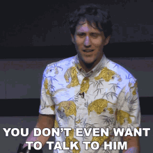 You Dont Even Want To Talk To Him Josh Sundquist GIF - You Dont Even Want To Talk To Him Josh Sundquist You Dont Even Like Him GIFs