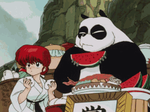 ranma panda meal saotome anime
