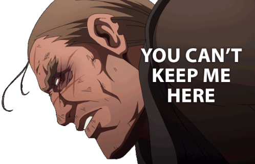 You Cant Keep Me Here Castlevania Sticker - You Cant Keep Me Here Castlevania You Cant Force Me To Be Here Stickers