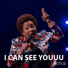 i can see youuu wanda sykes wanda sykes im an entertainer i can spot you right here youre visible