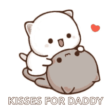 Kisses Daddy GIF - Kisses Daddy Kitties GIFs