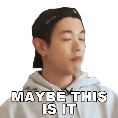 Maybe This Is It Eric Nam Sticker - Maybe This Is It Eric Nam Eric Nam에릭남 Stickers