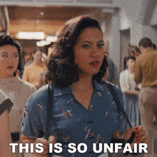 This Is So Unfair Olivia GIF - This Is So Unfair Olivia Grease Rise Of The Pink Ladies GIFs