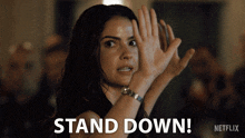 Stand Down Ava Winters GIF - Stand Down Ava Winters Obliterated GIFs
