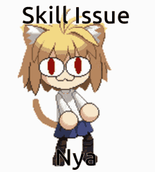 Skill Issue Neco Arc GIF - Skill Issue Neco Arc Cat GIFs