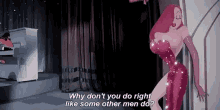Jessica Rabbit Roger Rabbit GIF - Jessica Rabbit Roger Rabbit Why Dont You Do Right Like Some Other Men Do GIFs