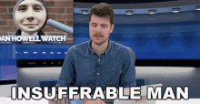 Insuffrable Man Benedict Townsend GIF - Insuffrable Man Benedict Townsend Youtuber News GIFs