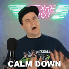 Calm Down Daniel Ibbertson GIF - Calm Down Daniel Ibbertson Slopes Game Room GIFs