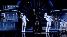 star wars storm troopers darth vader dance dancing