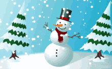 Christmas Snowman GIF - Christmas Snowman Trees GIFs