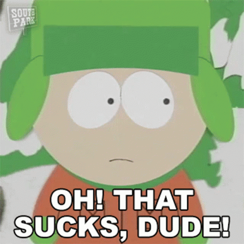 Oh That Sucks Dude Kyle Broflovski GIF - Oh That Sucks Dude Kyle Broflovski South Park GIFs