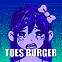 Omori Aubrey GIF - Omori Aubrey Toes Burger GIFs