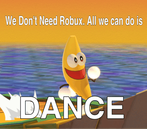 Dança da Banana 🍌 #roblox #meme 