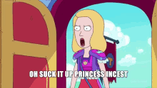 Rick And Morty Suck It Up Princess Incest GIF - Rick And Morty Suck It Up Princess Incest Im GIFs