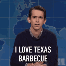 I Love Texas Barbecue Saturday Night Live GIF