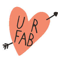 Ur Fab Fabulous Sticker - Ur Fab Fabulous Love You Stickers
