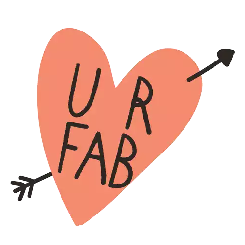 Ur Fab Fabulous Sticker - Ur Fab Fabulous Love You Stickers