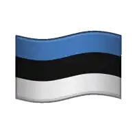a blue black and white flag is waving in the wind on a white background