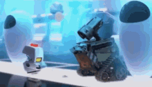 Cleaning Walle GIF