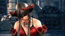 Tekken Eliza GIF - Tekken Eliza Falling Asleep GIFs