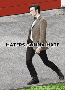 Doctor Who Whovian GIF - Doctor Who Whovian Haters Gonna Hate GIFs