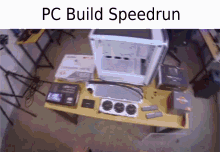 pc build speedrun meme fast