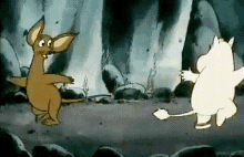 Moomin Panic GIF