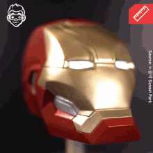 Iron Man Helmet Art GIF