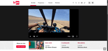 a screenshot of the tvpe website shows a video of a person driving a buggy