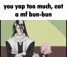 Shut Up Eat A Bun Bun Bleach Bun Bun GIF