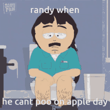 Randy Marsh South Park GIF - Randy Marsh South Park Happy Apple Day GIFs