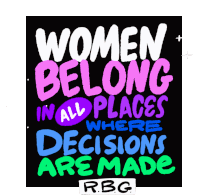 Women Decisions Sticker - Women Decisions Rbg Stickers