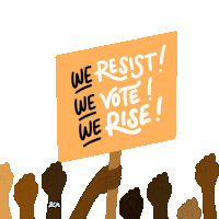 Moveon We Resist Sticker - Moveon We Resist We Vote Stickers