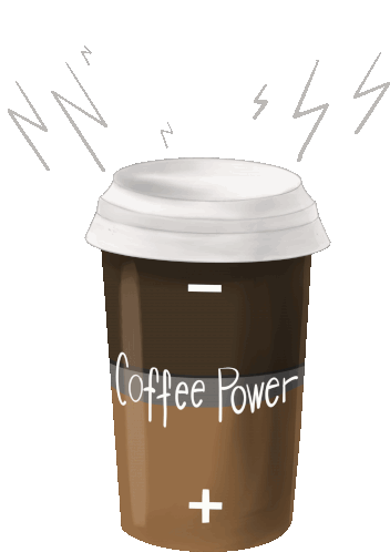 Energy Coffeepower Sticker - Energy Coffeepower Coffee Stickers