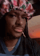 a person wearing a pink hat that says i love you