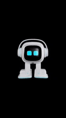 a cartoon character is wearing headphones and the word now is visible