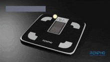 a renpho scale displays the weight of 178.2 pounds