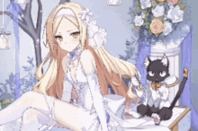 Counter Side Laura GIF - Counter Side Laura Wedding Dress GIFs