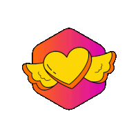 Heart Hearts Sticker - Heart Hearts Flying Heart Stickers